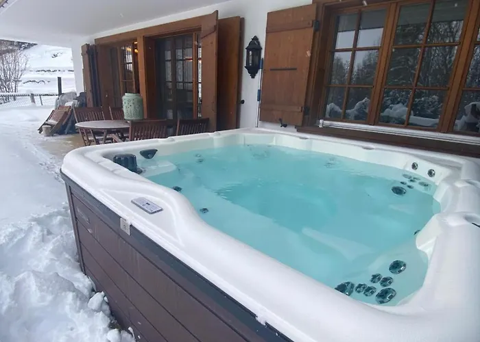 Luxurious Flat With Jacuzzi Sauna Schönried
